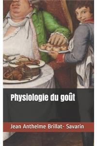 Physiologie du goût