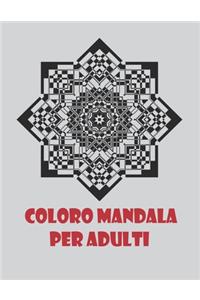 Coloro mandala per adulti