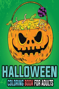 Halloween Coloring Book For Adults