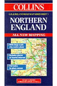 Road Map Great Britain and Ireland: Sheet 3 – Northern England (Collins Great Britain & Ireland Road Map)