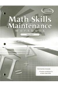 Math Skills Maintenance Workbook, Course 1