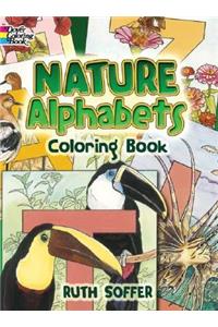Nature Alphabets Coloring Book