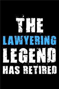 The Lawyering legend has retired