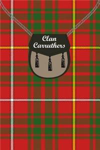 Clan Carruthers Tartan Journal/Notebook