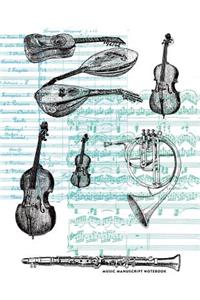 Music Manuscript Notebook