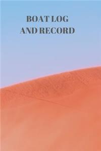 Boat Log and Record