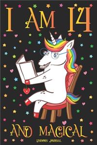 Unicorn Journal I am 14 and Magical