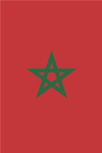 Morocco Travel Journal - Morocco Flag Notebook - Moroccan Flag Book