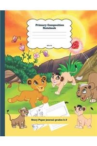 Primary Composition Notebook Story Paper Journal Grades K-2