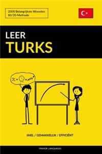 Leer Turks - Snel / Gemakkelijk / Efficiënt