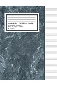 Manuscript Paper Notebook