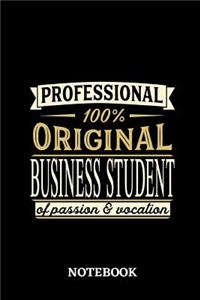 Professional Original Business Student Notebook of Passion and Vocation