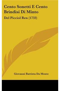 Cento Sonetti E Cento Brindisi Di Minto