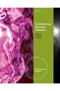 Contemporary Business Statistics, International Edition (with Printed Access Card)