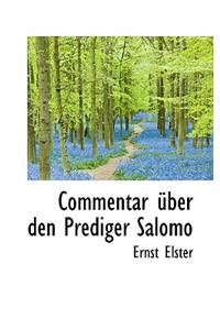 Commentar Ber Den Prediger Salomo