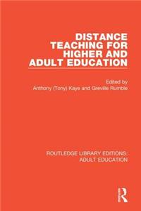 Distance Teaching for Higher and Adult Education