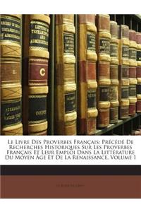 Le Livre Des Proverbes Français