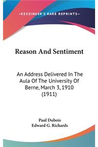 Reason and Sentiment