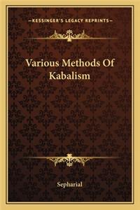 Various Methods Of Kabalism