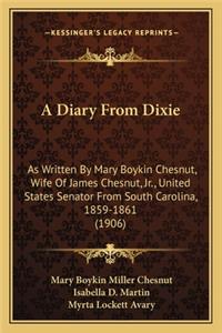 Diary from Dixie