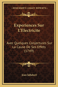 Experiences Sur L'Electricite