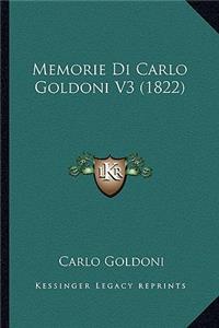 Memorie Di Carlo Goldoni V3 (1822)