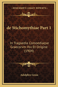 de Stichomythiae Part 1