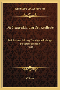 Die Steuererklarung Der Kaufleute