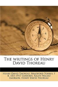 writings of Henry David Thoreau Volume 16