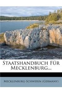 Staatshandbuch Fur Mecklenburg...