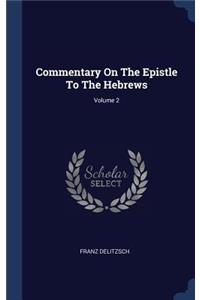 Commentary On The Epistle To The Hebrews; Volume 2