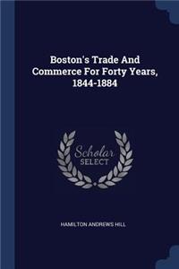 Boston's Trade and Commerce for Forty Years, 1844-1884