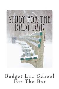 Study for the Baby Bar: Contracts Torts Criminal Law Outlines and Relevant Arguments