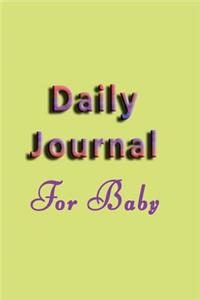Daily Journal For Baby