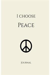 I Choose Peace Journal