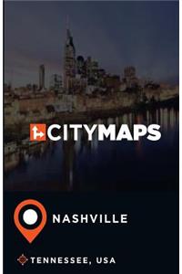 City Maps Nashville Tennessee, USA