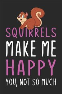 Squirrels Make Me Happy You, Not So Much