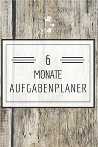 6 Monate Aufgabenplaner