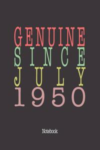Genuine Since July 1950