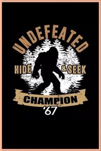Hide And Seek World Champion Notebook