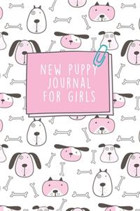 New Puppy Journal For Girls