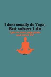 Yoga Notebook