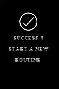 The Notebook of SUCCESS 2020 !! Start a new routine