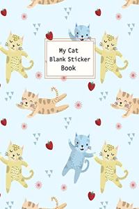 My Cat Blank Sticker Book