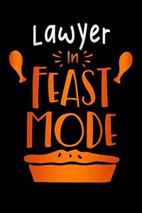 Lawyer in feast mode