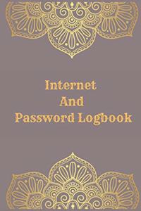 Internet And Password Logbook