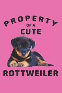 Property of a Cute Rottweiler
