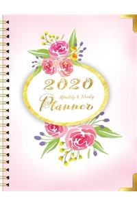 2020 Monthly and Weekly Planner