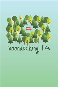 Boondocking Life: Funny 2 Year Undated Weekly Planner For Those Who Love To Go Camping Or RVing