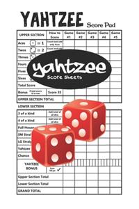 Yahtzee Score Sheets